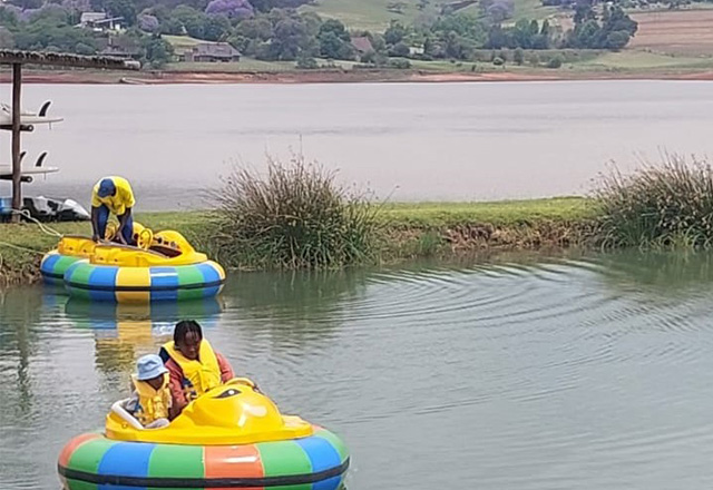 New Electric Bumper Boats at Cayley Beach Club